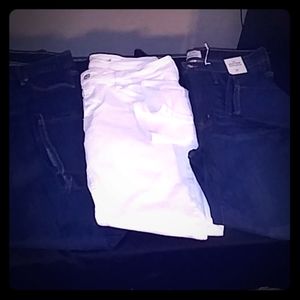 Size 12 jeans EXPRESS, Levi's and J. Crew